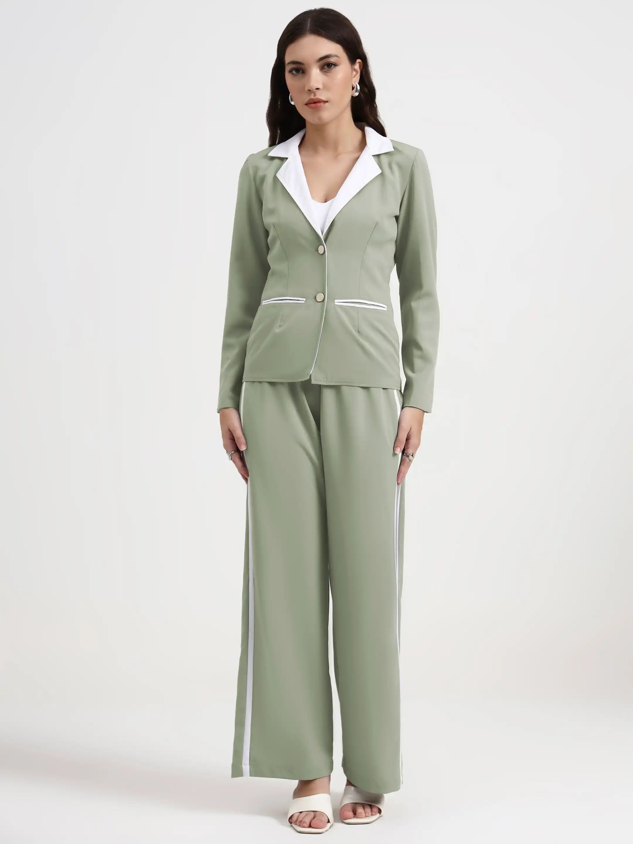 Two Toned Co ord Set Pale green 2.0