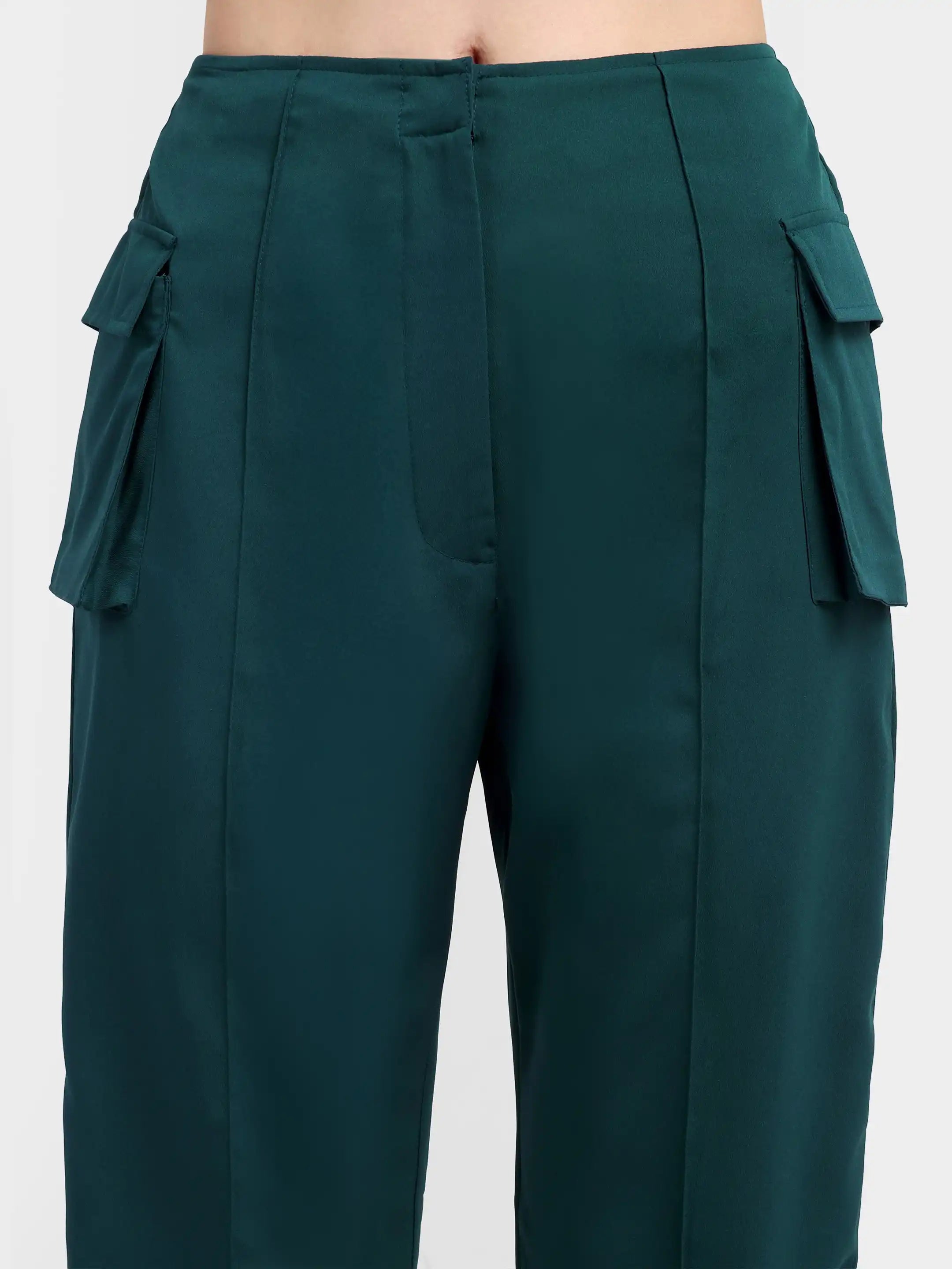 Utility Pocket Trousers - Teal