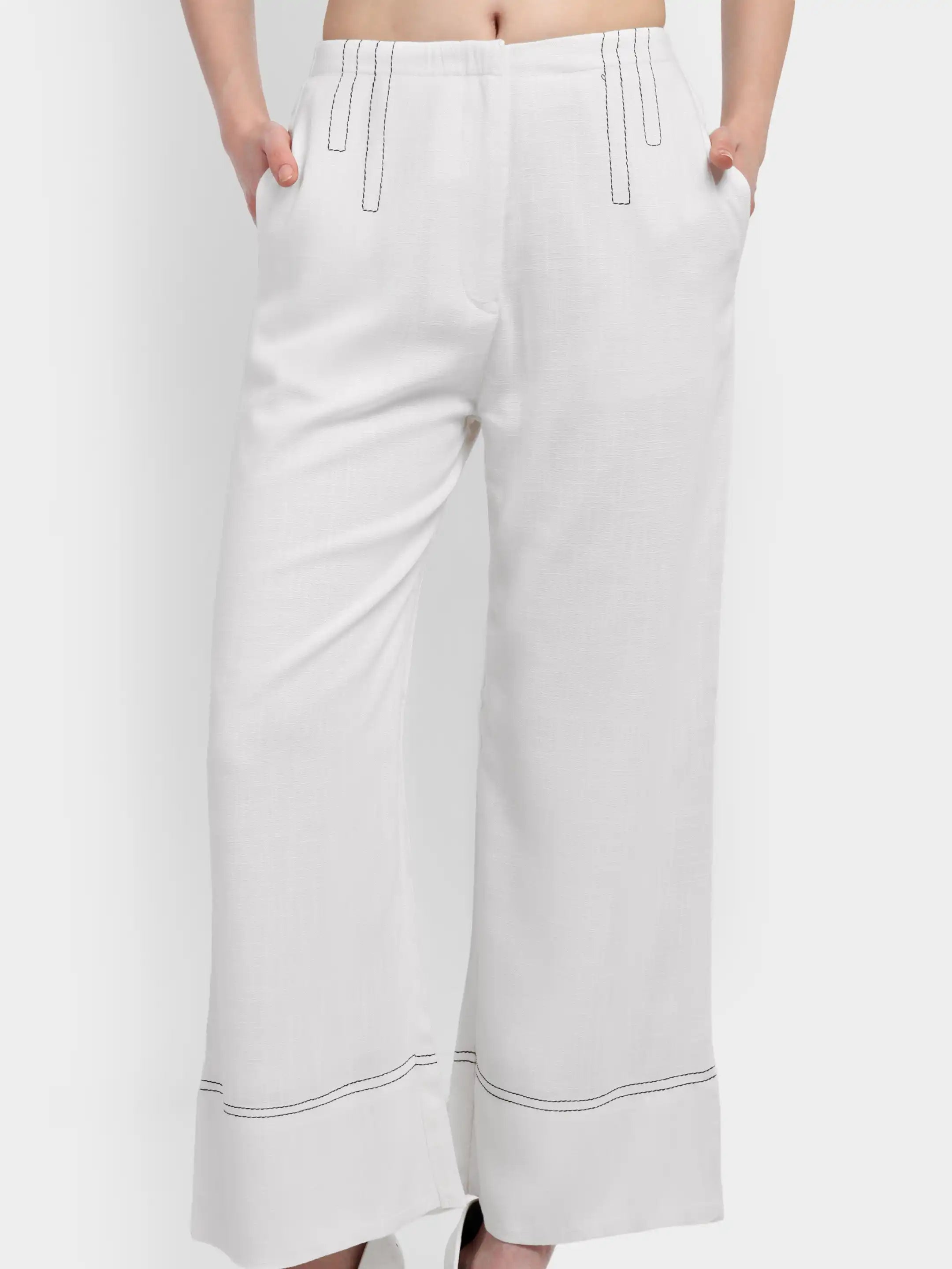 Phoenix 3-Piece Linen Co-ord - White