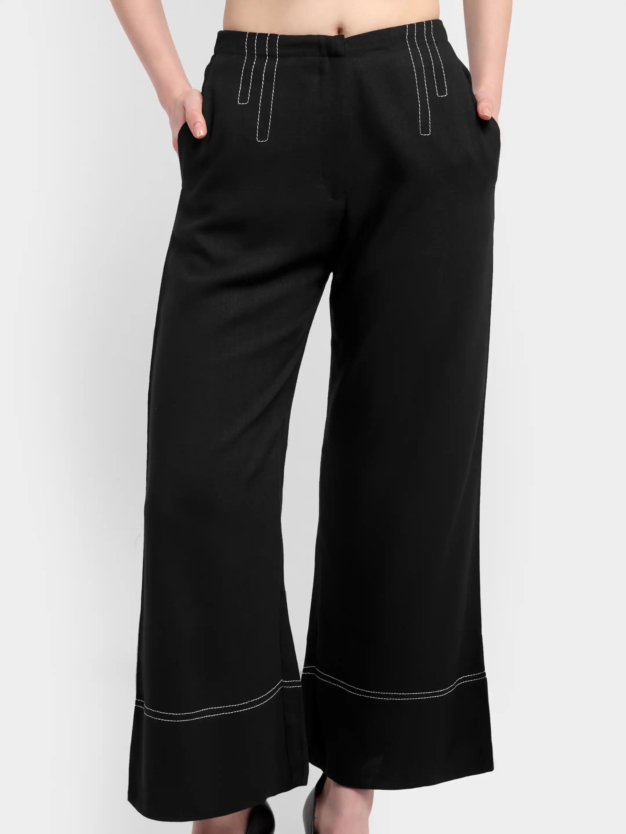 Phoenix 3-Piece Linen Co-ord - Black