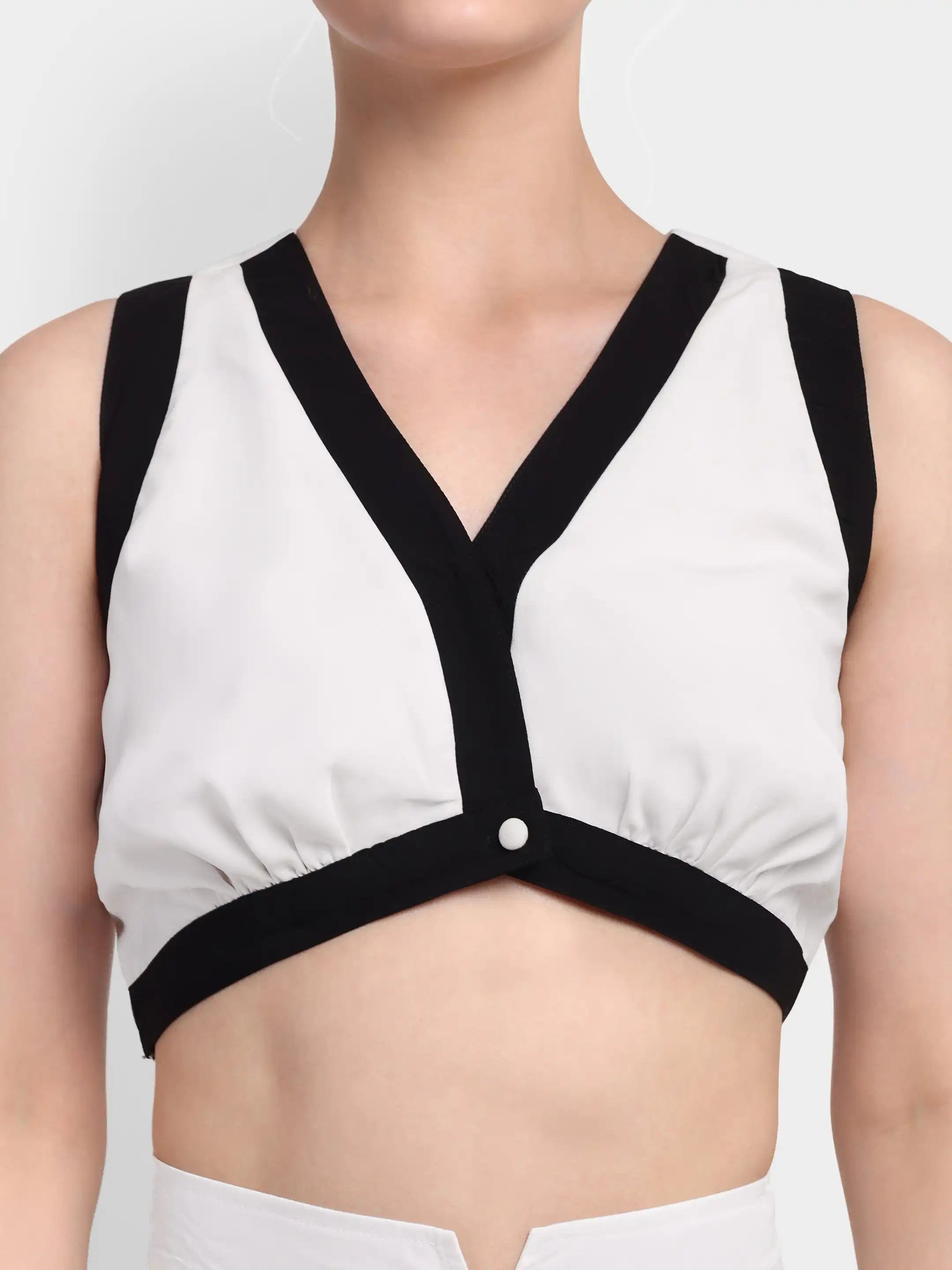 Structured Bralette Co-ord - White