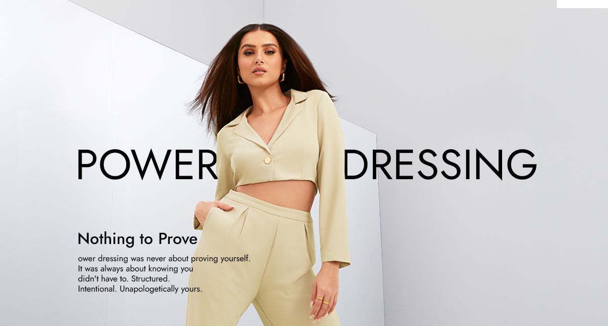 The Art of Power Dressing With Nothing to Prove