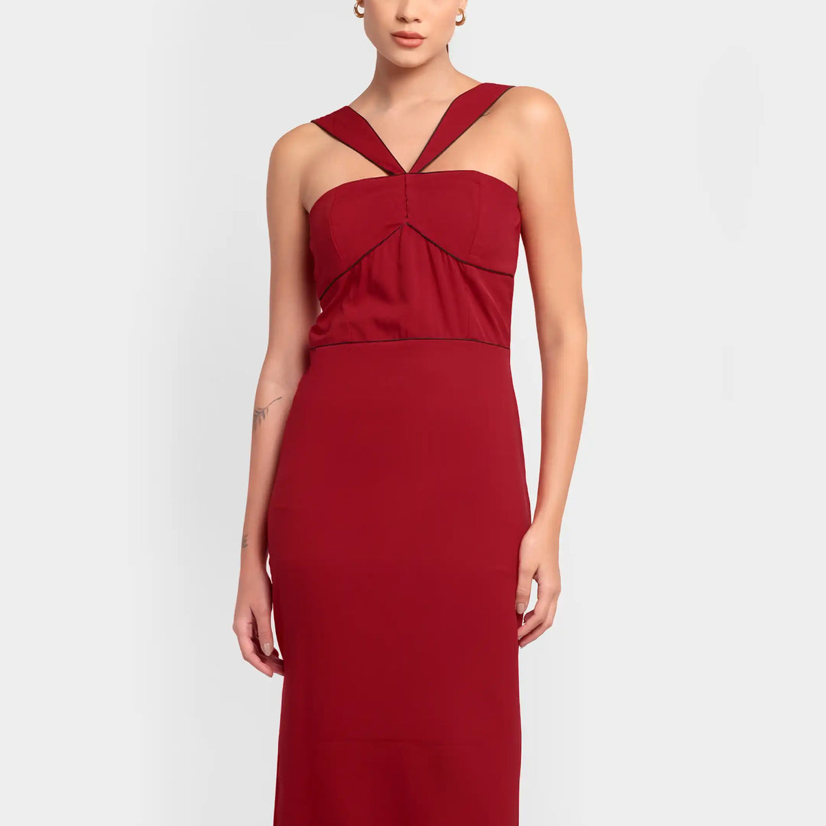 Sculpted Criss-Cross Dress