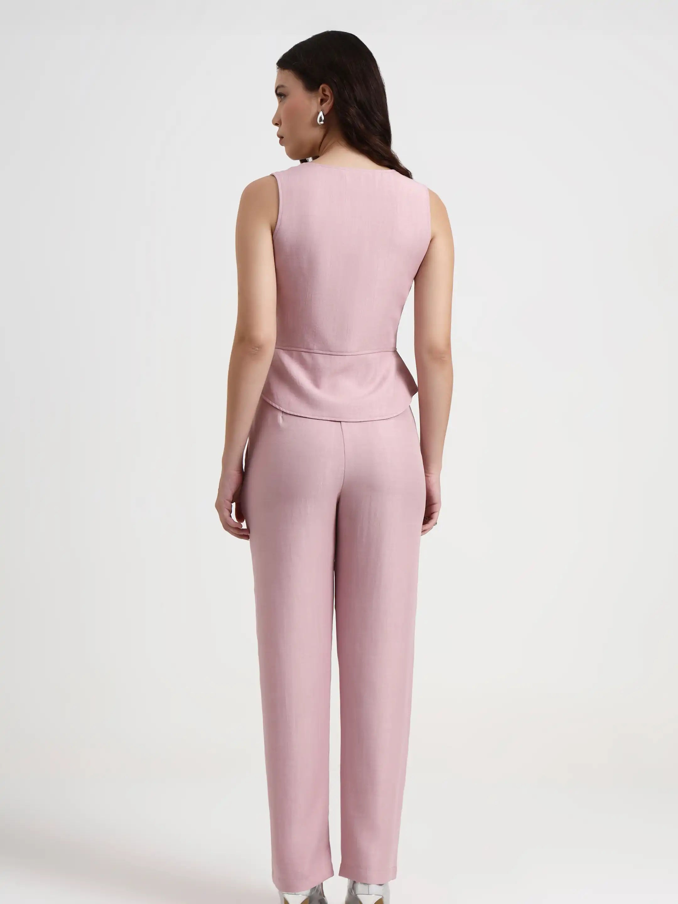 Double-Breasted Co-ord Set - Blush Pink 2.0