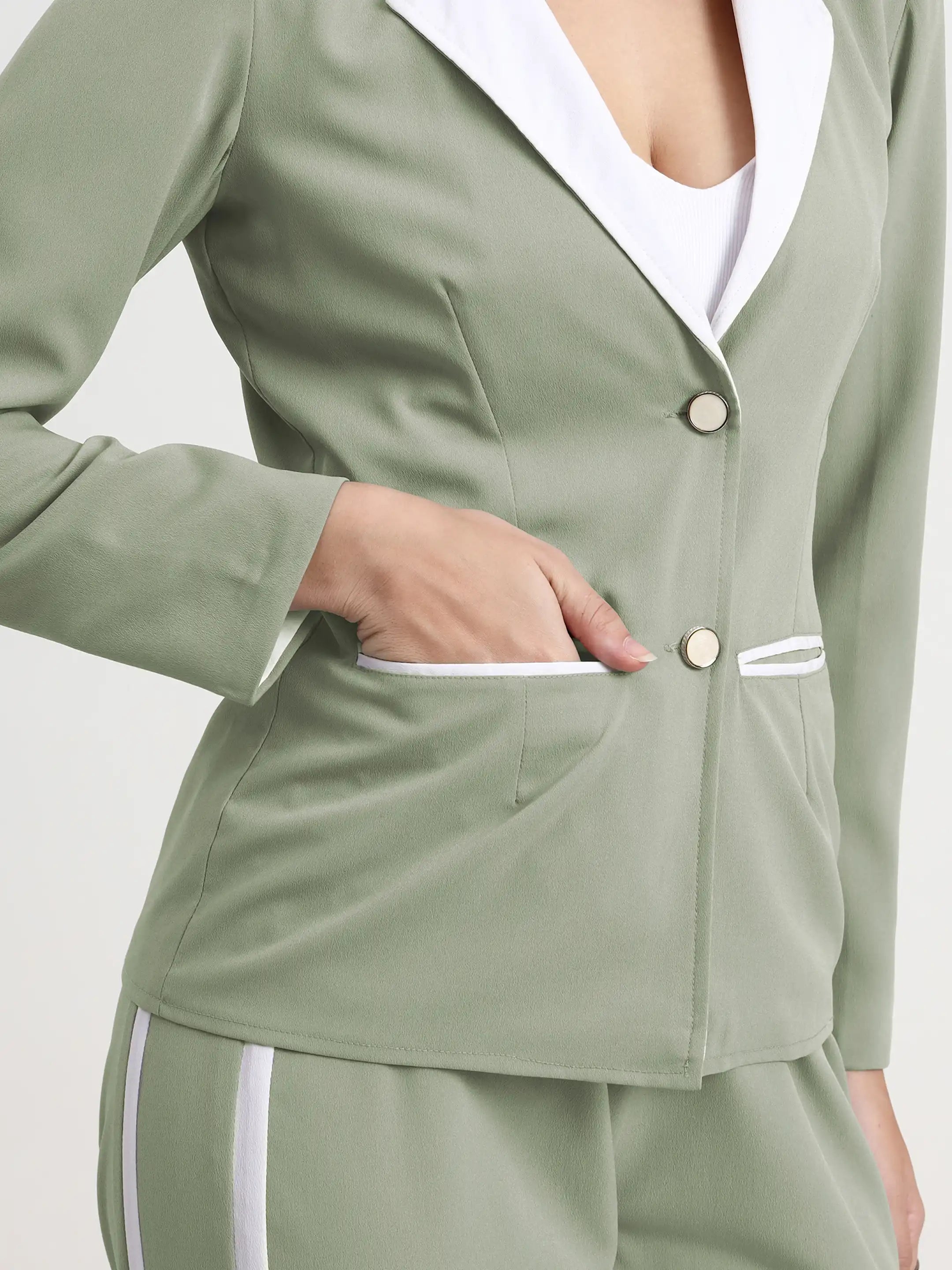 Two Toned Co ord Set Pale green 2.0