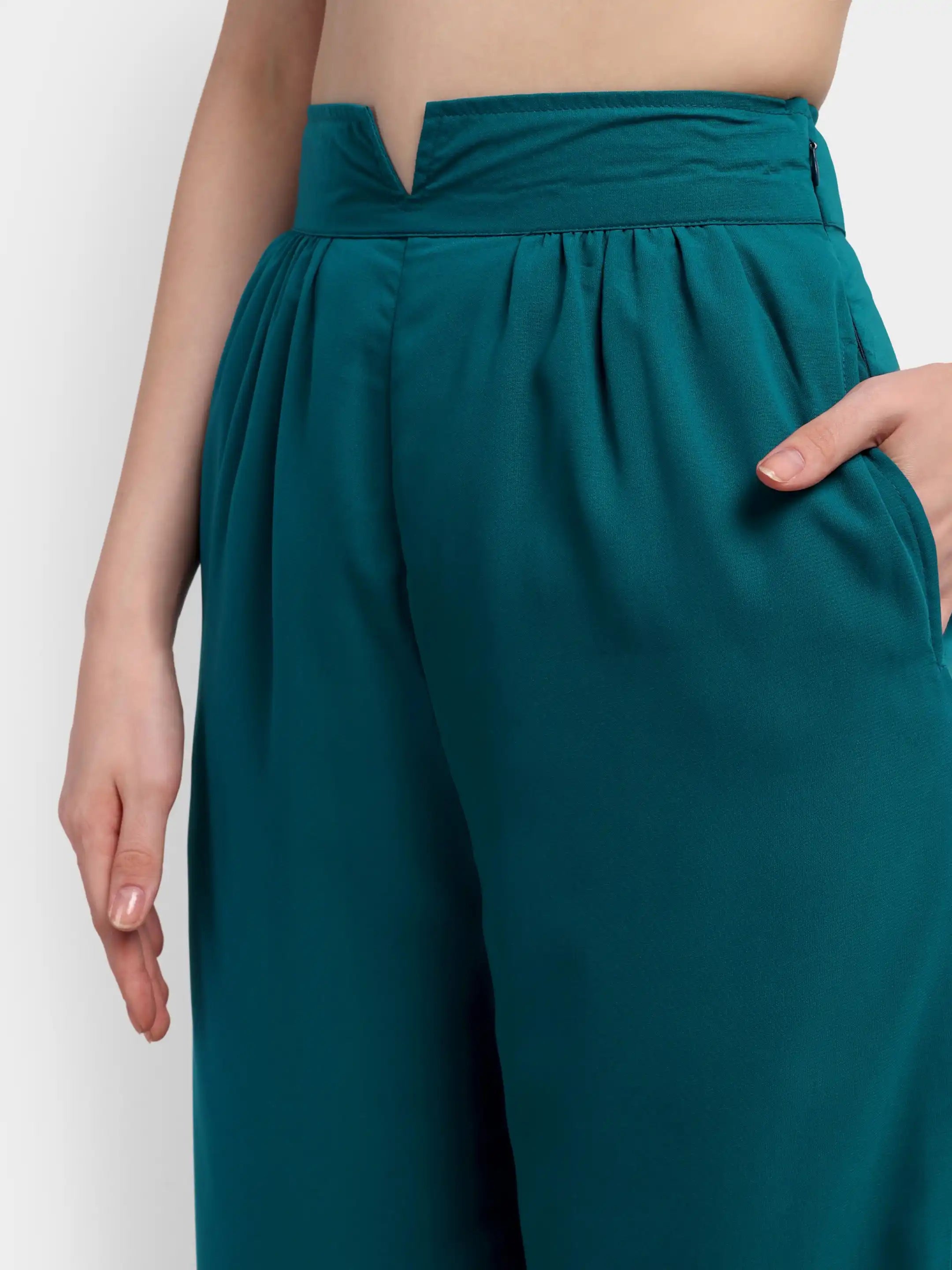 Structured Bralette Co-ord - Teal