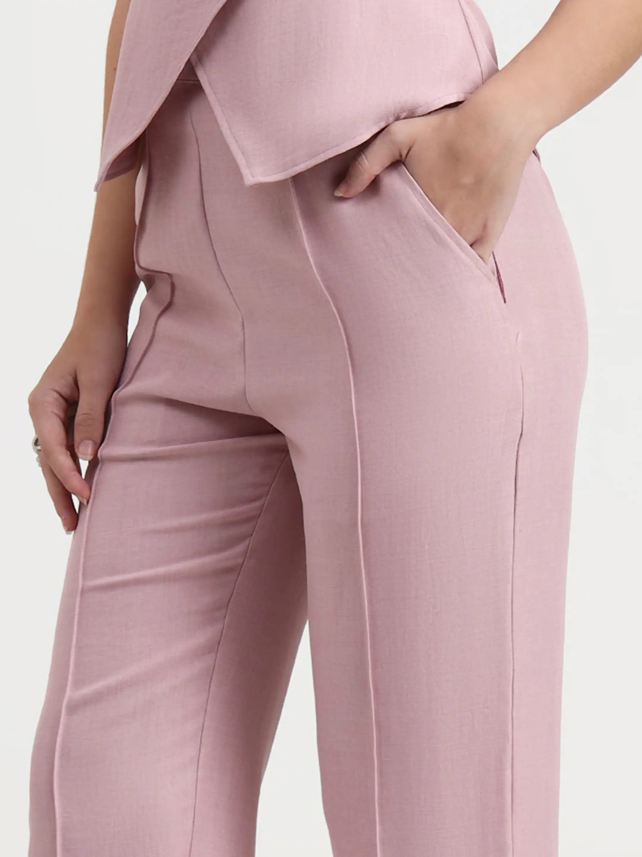 Double-Breasted Co-ord Set - Blush Pink 2.0