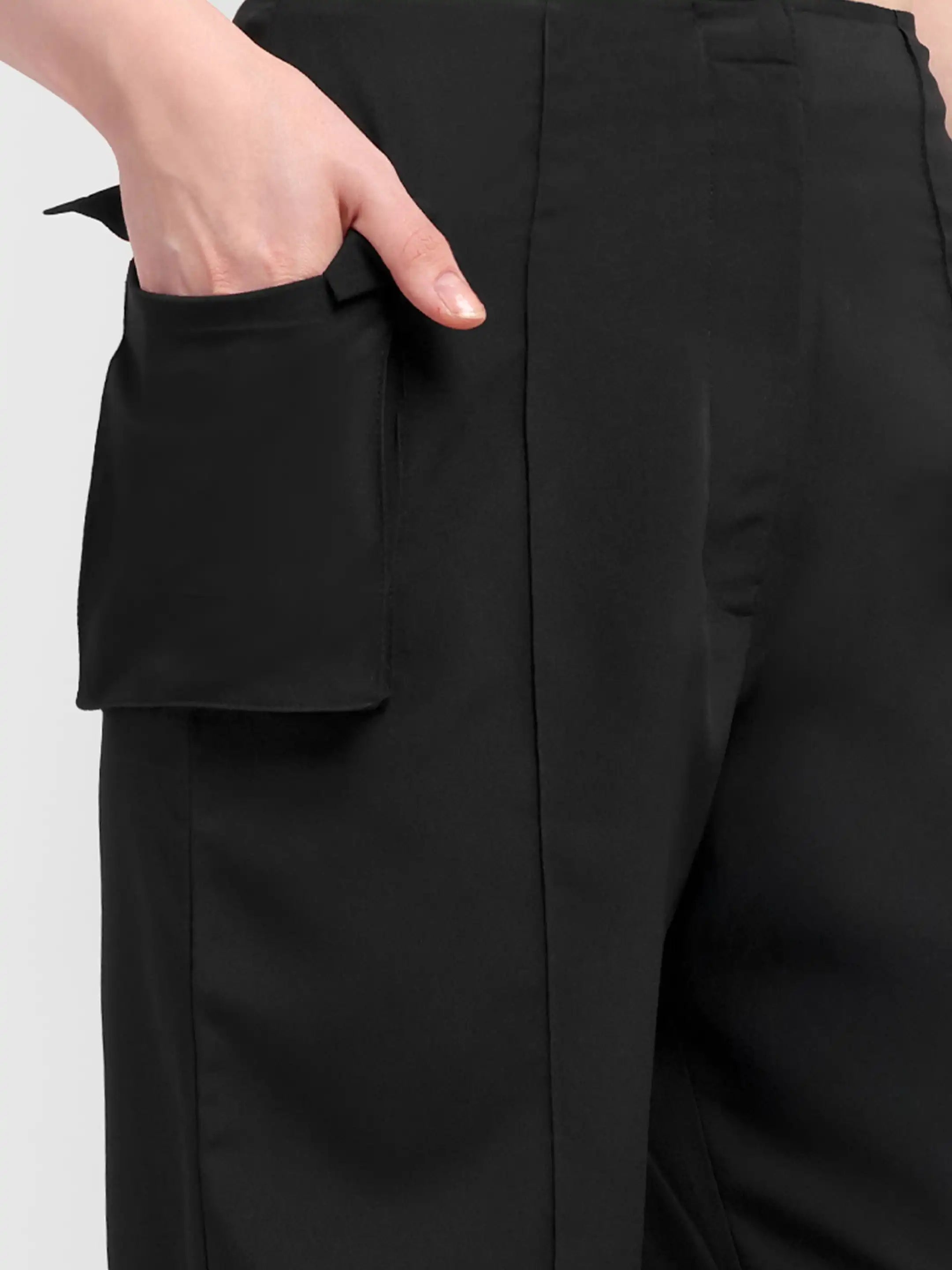 Utility Pocket Trousers - Black